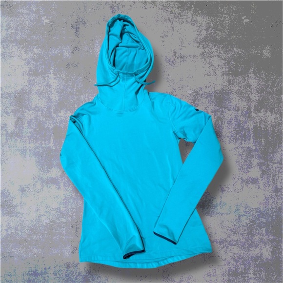 Nike Tops - Nike Pro Women's Turquoise Hoodie